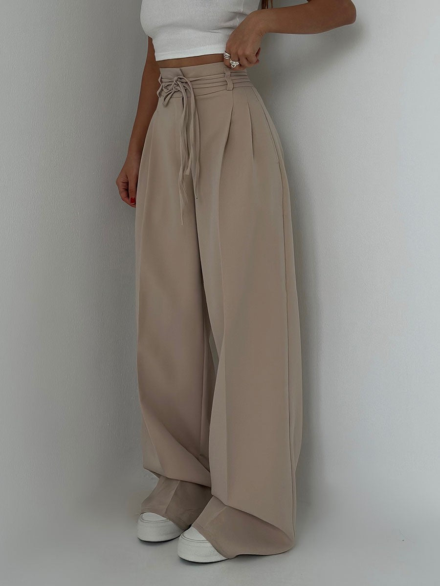 STEFANIA | High-waisted wide-leg trousers