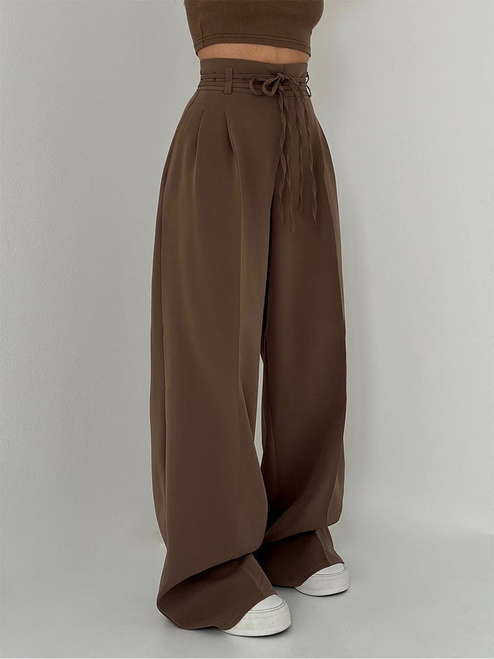 STEFANIA | High-waisted wide-leg trousers